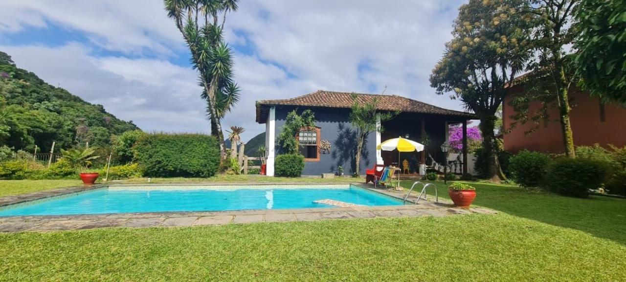 Casa Temporada Com Tranquilidade E Aconchego - Petropolis - Rj Villa Bagian luar foto
